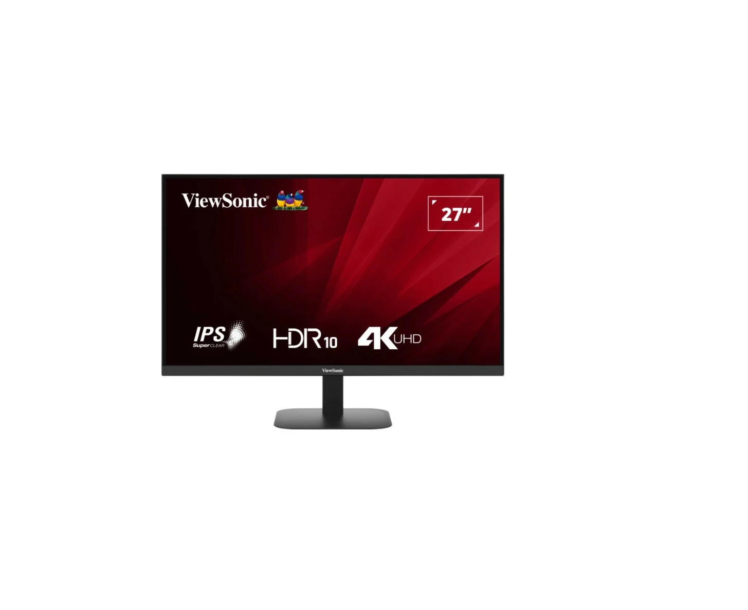 ViewSonic 27' 4K SuperClear IPS VA2708-4K, HDR10, 2x HDMI and DP x1, Eye Pro Tech.Seamless, VESA 75, Eco Mode, Joy Key rear, Office Monitor