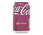 3 x Coca Cola Cans Cherry 330mL