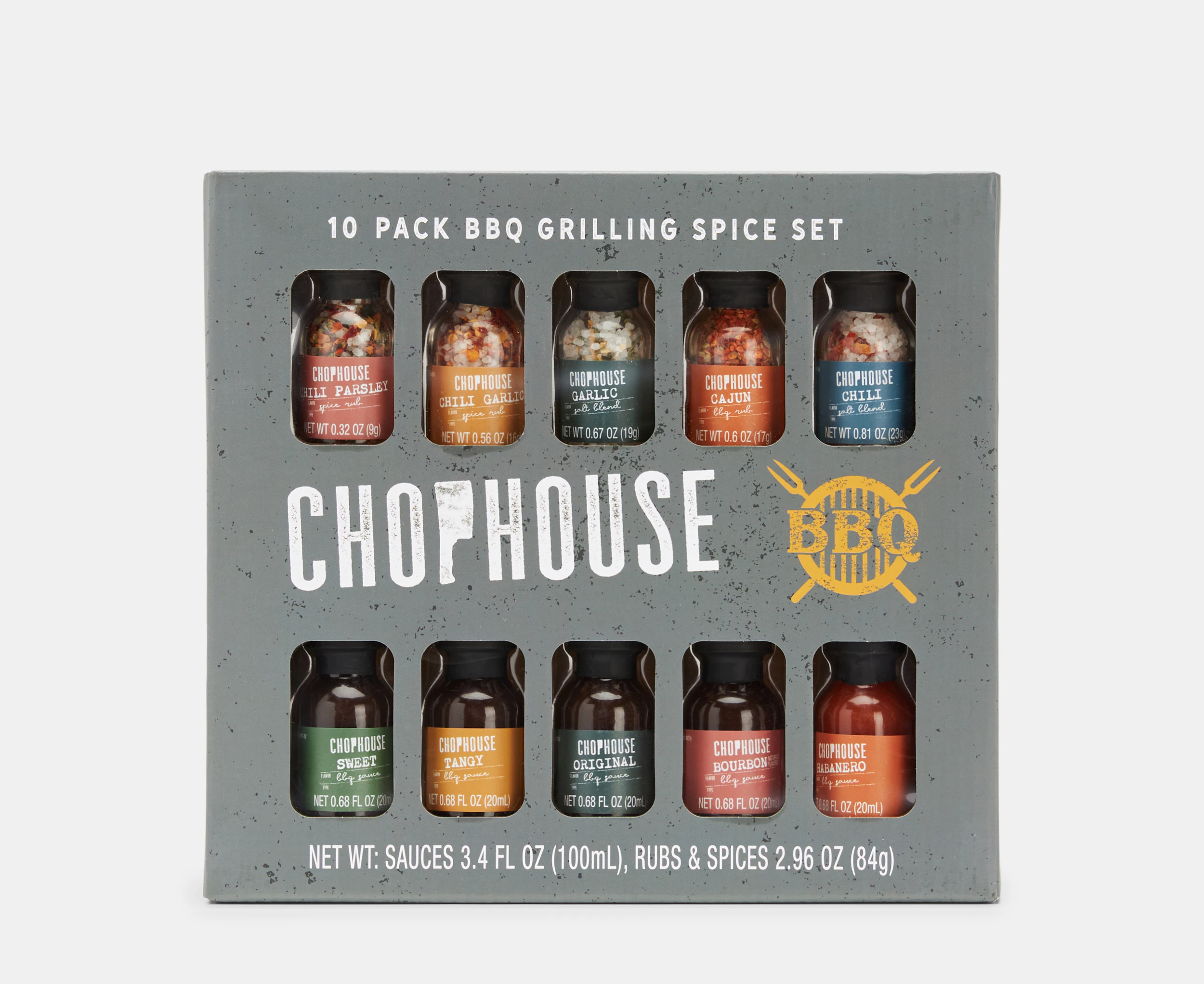 Modern Gourmet Chophouse BBQ Sauces, Rubs & Spices Set