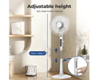 Spector Pedestal Fan Tilt & Oscillating 28 Speed Cooler Timer Adjustable Height