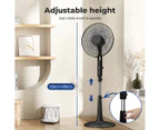 Spector Pedestal Fan Oscillating 28 Speeds Standing Cooler with Remote Control