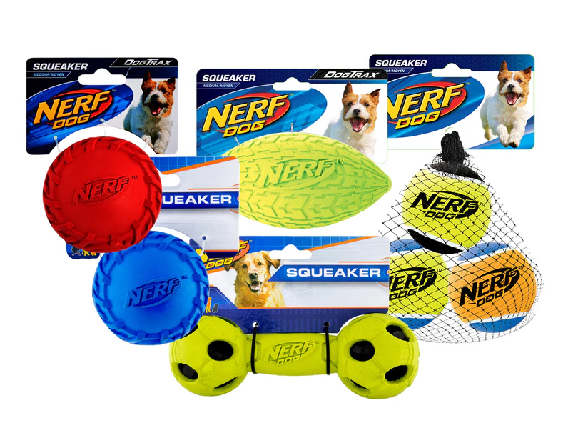 NERF Dog Toy Christmas Pack