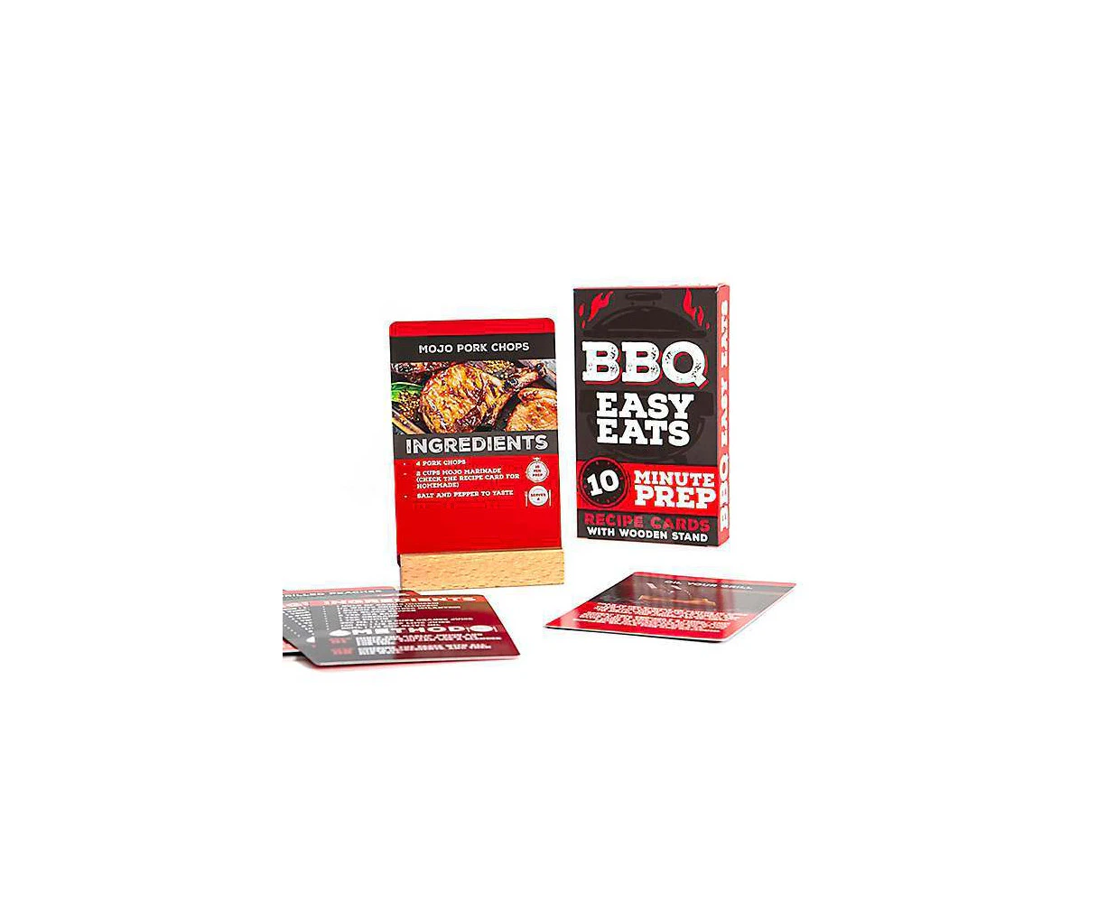 Boxer Gifts Easy Eats BBQ/Grilling Recipe Cards Home/Kitchen Cooking Guide