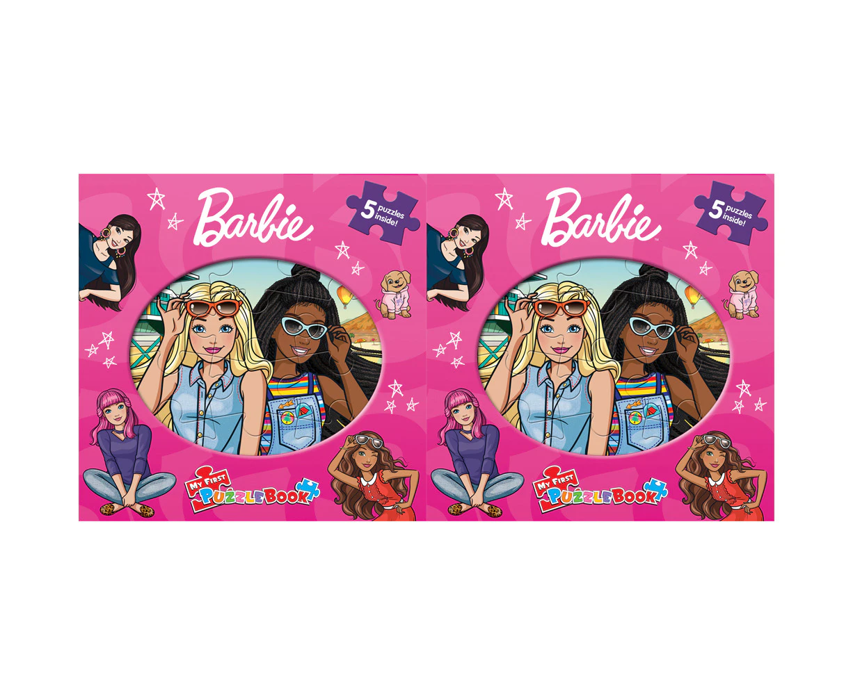 2x Mattel Barbie My First Puzzle Book Kids/Children Jigsaw Educational Game 3y+