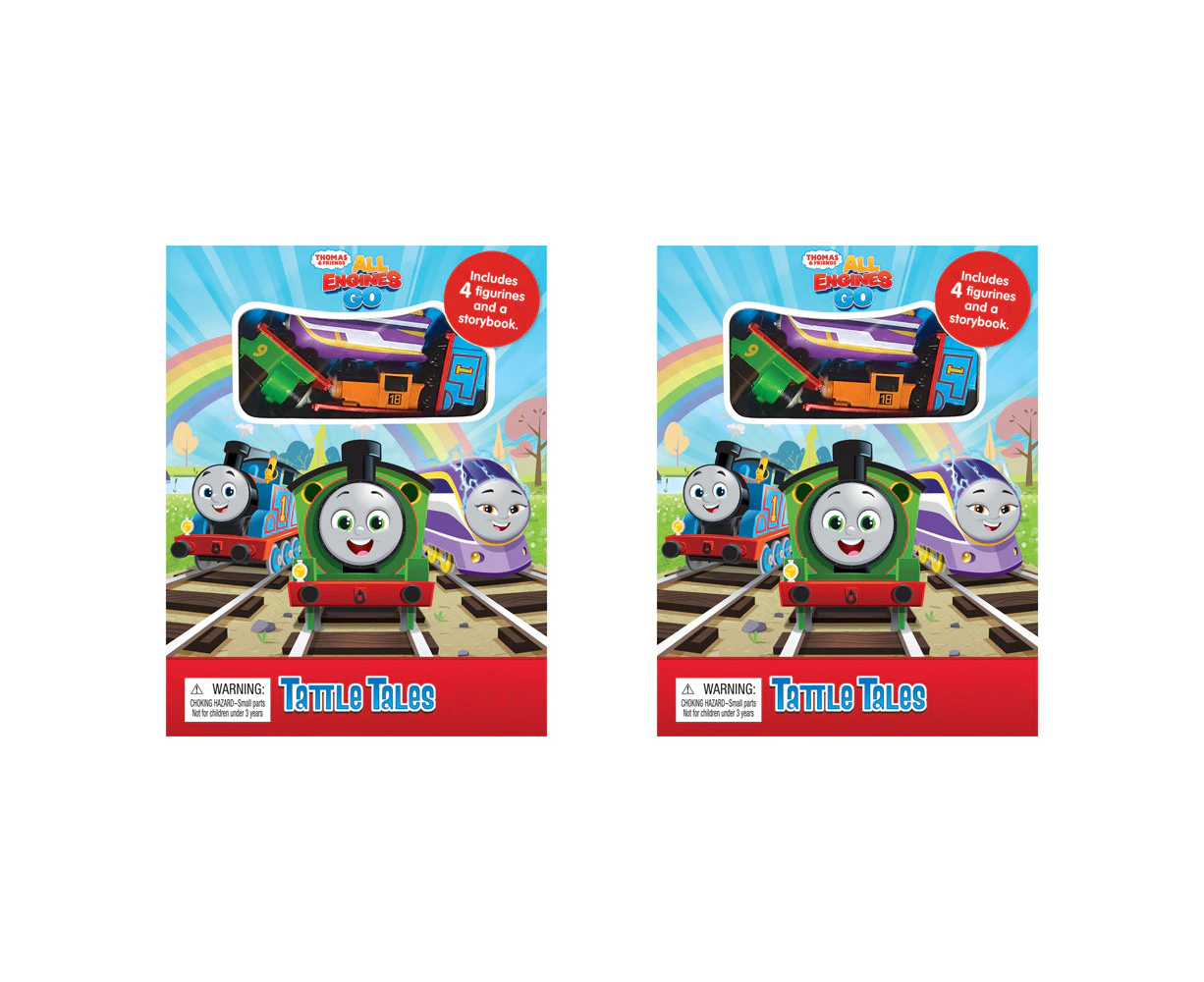 2x Thomas All Engines Go New Tattle Tales Kids/Children Activity Storybook 3y+