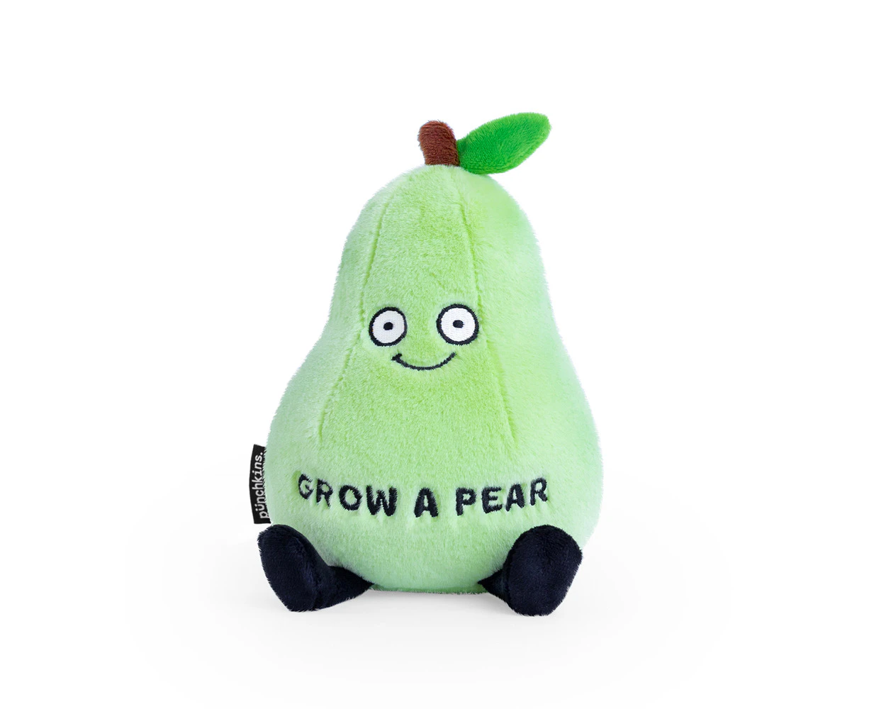 Punchkins Pear Grow a Pear Stuffed Plush Kids/Children Hugging Cuddle Toy