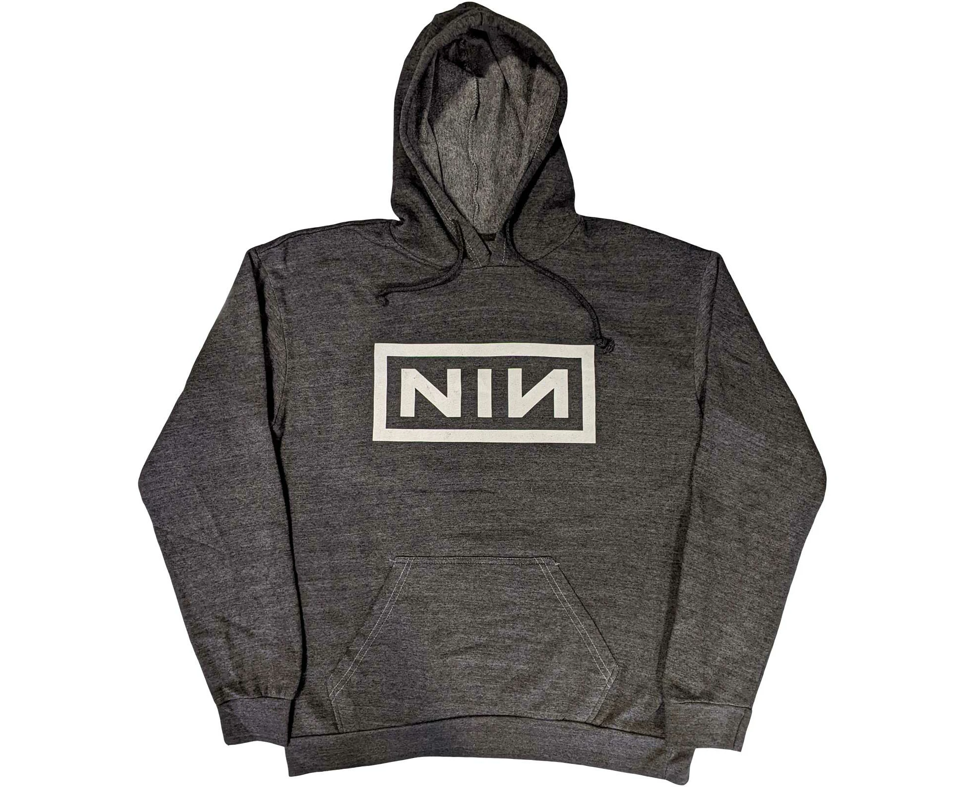 Nine Inch Nails Unisex Pullover Hoodie: Classic Logo