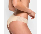 2 Pack Lacey No Show Brazilian Briefs - Lily Loves