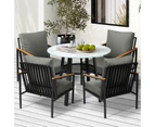 Livsip 5PCS Outdoor Dining Setting Patio Furniture Bistro Set