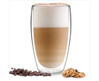 latte macchiato glasses ( 330ml) - double-walled glasses made of borosilicate glass -high-quality thermal glasses