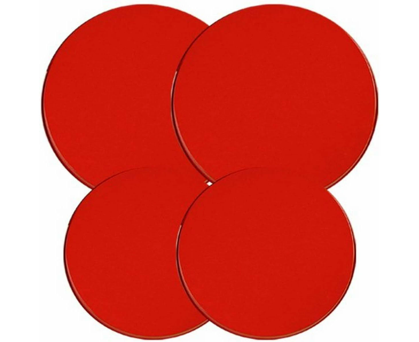 Electric Stove Burner Covers,Set Of 4,Red,Red