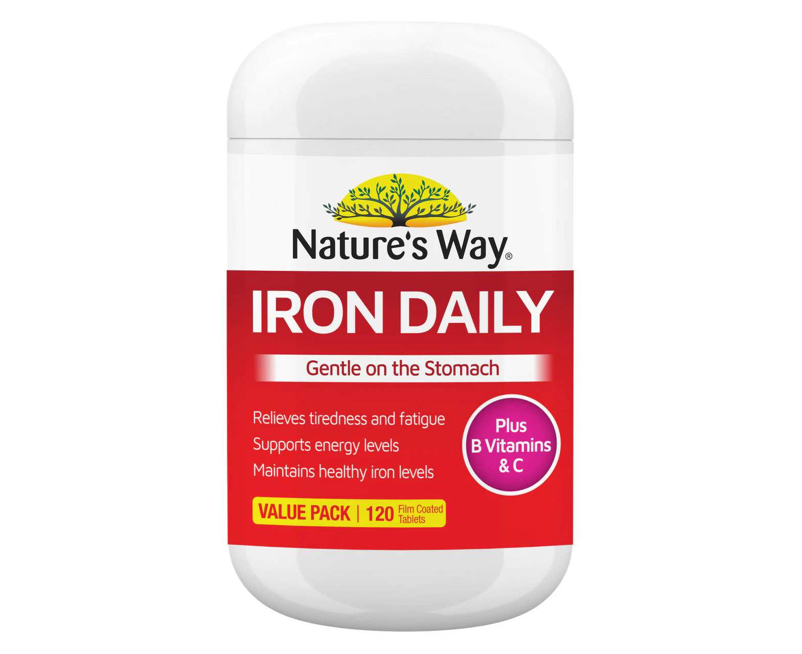 Nature's Way Iron Daily 120 Tablets