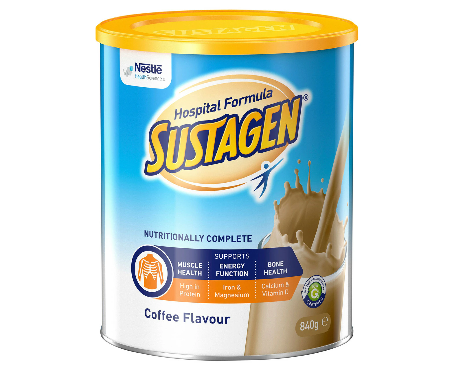 SUSTAGEN(R) Hospital Formula Coffee 840g Powder Nutritional Supplement