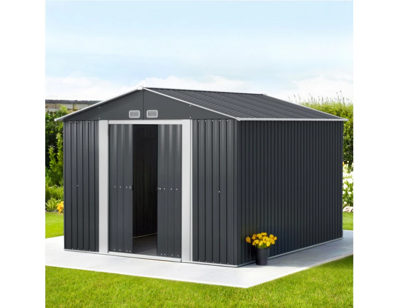 Giantz Garden Shed 3x3M Outdoor Storage Tool Workshop House Shelter