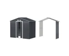 Giantz Garden Shed Outdoor Storage 2.15x1.74M Tool Workshop House w/Extension Kit