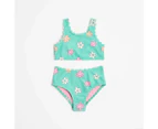 Target Floral Swim 2 Piece Swim Set