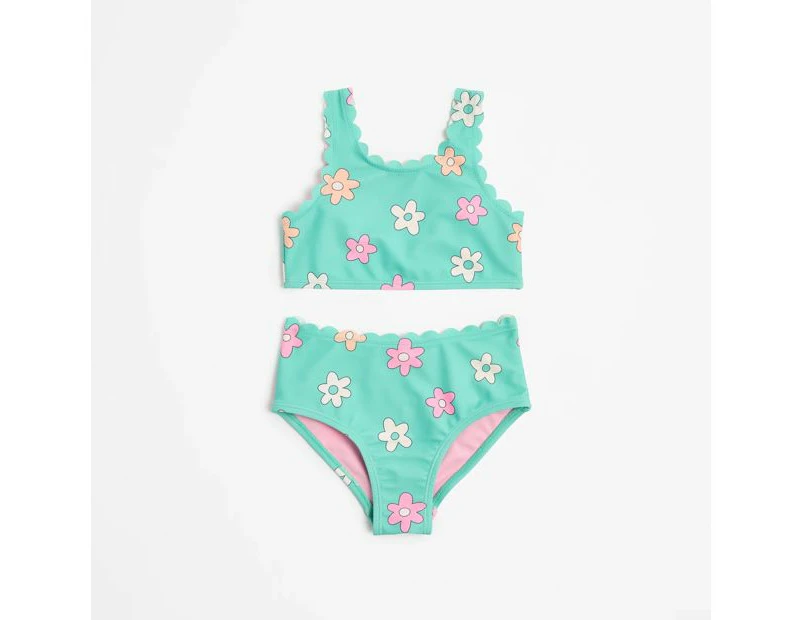 Target Floral Swim 2 Piece Swim Set