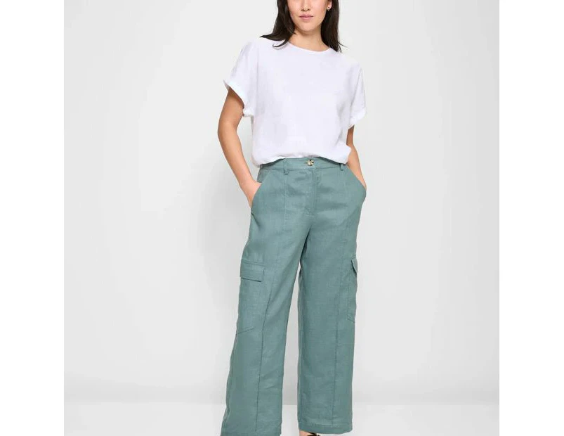 Target European Linen Cargo Pants