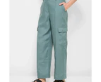 Target European Linen Cargo Pants