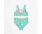 Target Floral Swim 2 Piece Swim Set