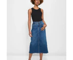 Petites Denim Maxi Skirt - Dannii Minogue