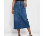 Petites Denim Maxi Skirt - Dannii Minogue