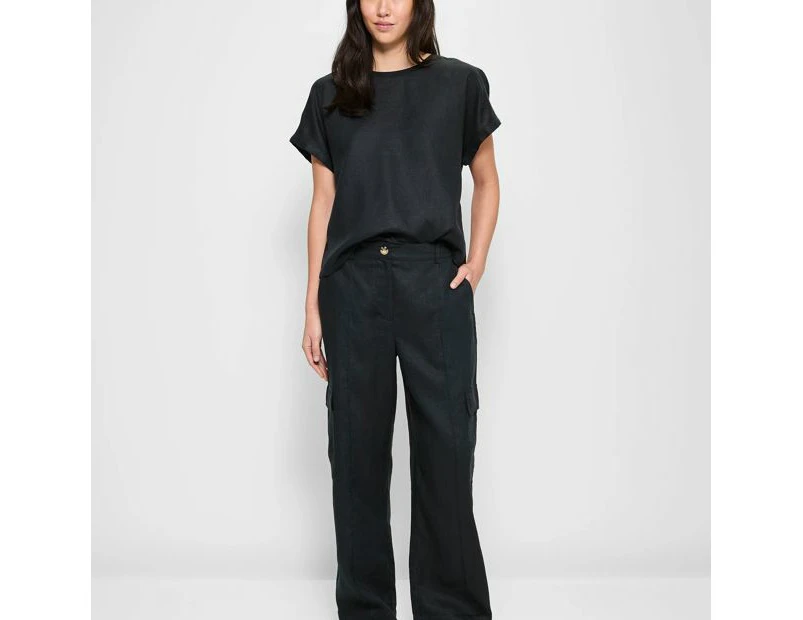 Target European Linen Cargo Pants