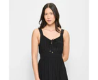 Target Sleeveless Crepe Midi Dress