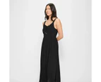 Target Sleeveless Crepe Midi Dress