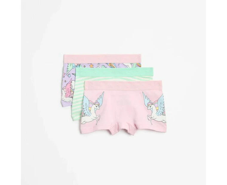 Girls 3 Pack Shortie - Maxx