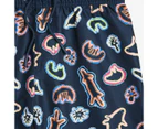 Family Matching Boys Youth Swim Boardshort - Warlukurlangu Print