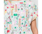 Target Christmas Print Sleep T-Shirt Nightie