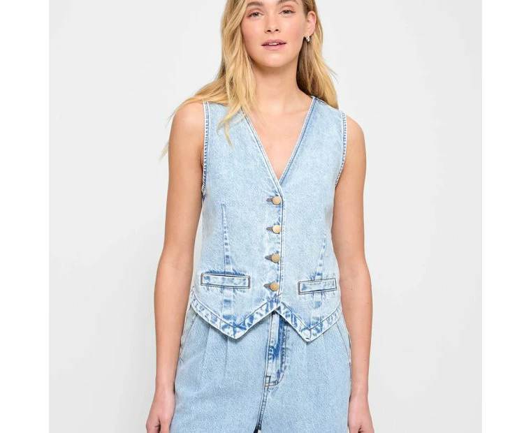 Target Denim Waistcoat