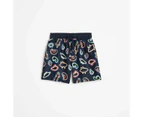 Family Matching Boys Junior Swim Boardshort - Warlukurlangu Print