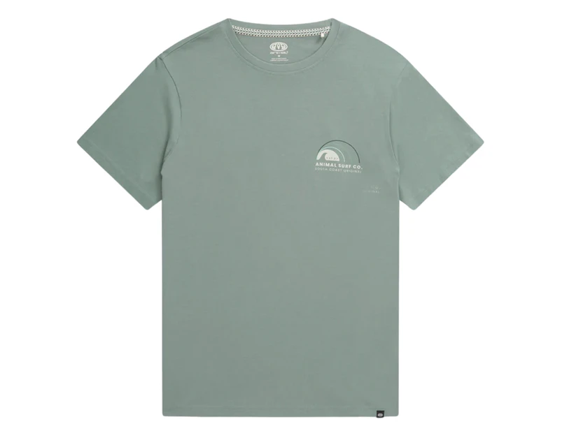 Animal Mens Jacob Organic T-Shirt (Green) - MW3389