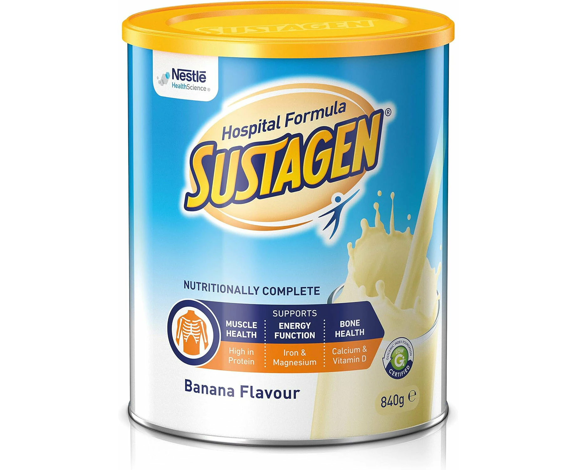 Sustagen Hospital Formula Nutritional Supplement, Banana Flavour, 840g