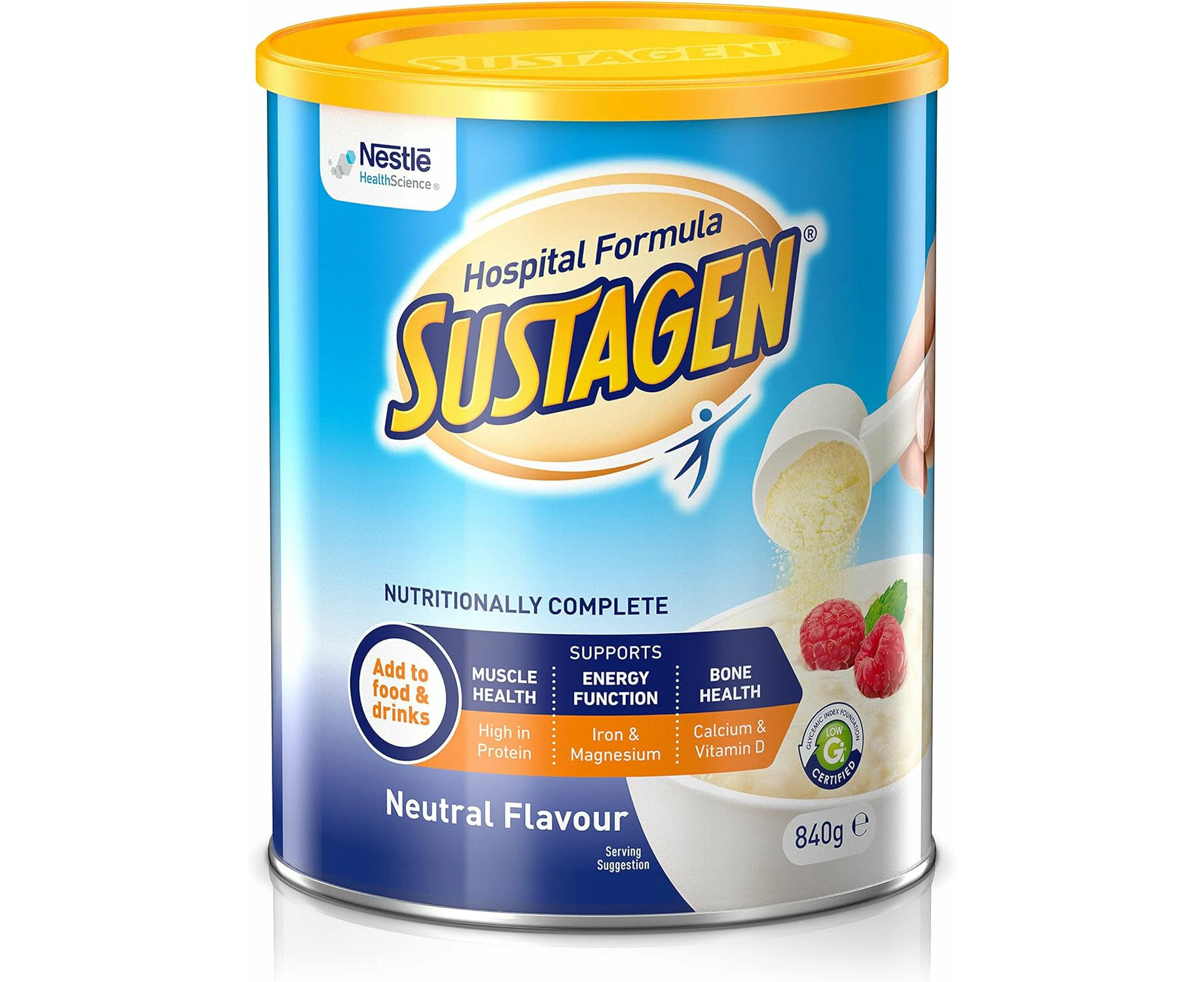 Sustagen Hospital Formula Nutritional Supplement, Neutral Flavour, 840g