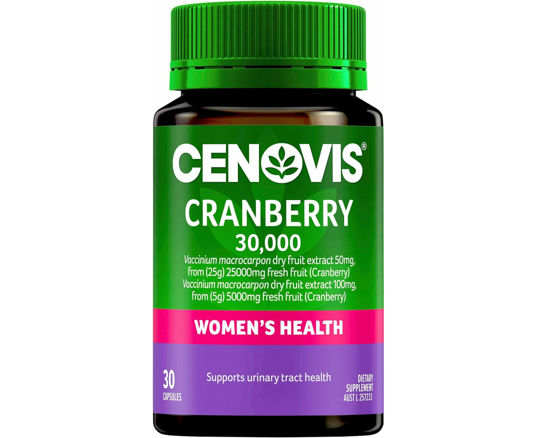 Cenovis Cranberry 30,000 Capsules 30 - Maintains Urinary Tract Health