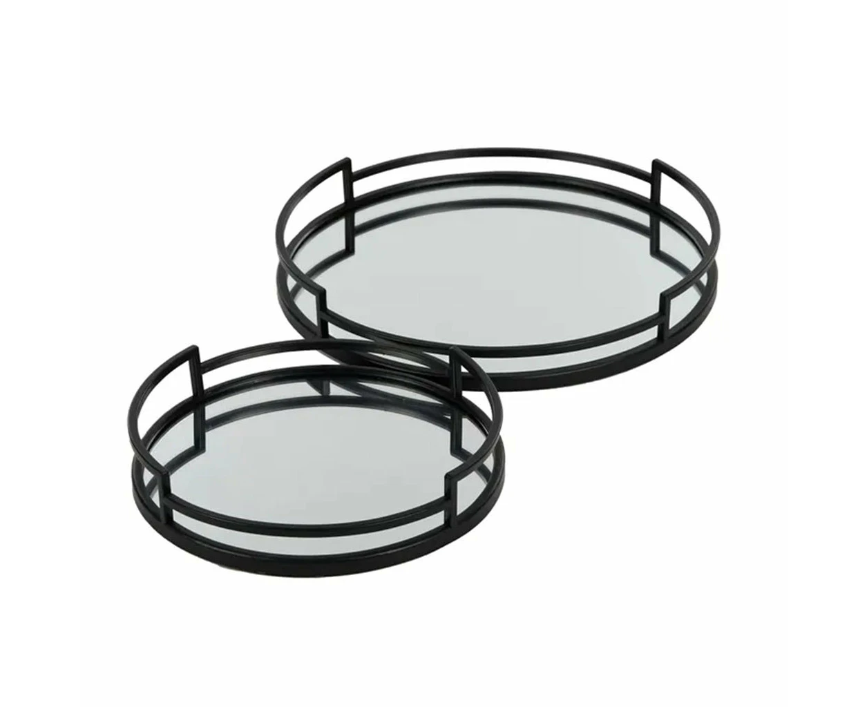 Coast to Coast Luther Metal Tray Large - Black