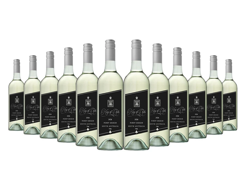 King of Clubs Pinot Grigio 2024 - 12 Bottles