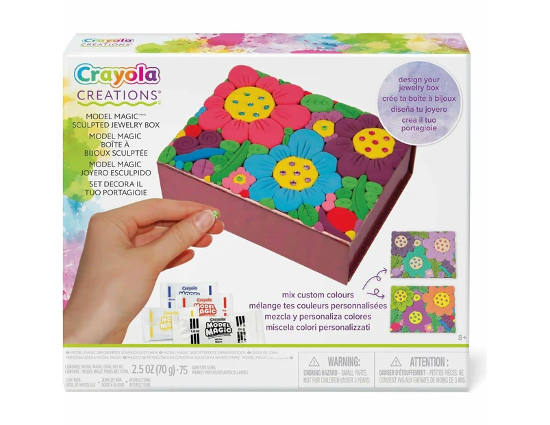 Crayola - Creations Model Magic Sculpted Jewelry Box Craft Kit