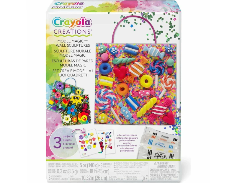 Crayola - Creations Model Magic Wall Sculptures Craft Kit