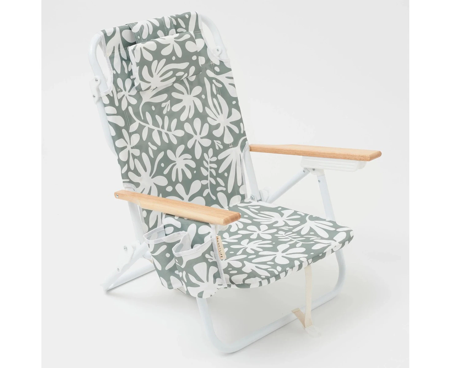 Sunnylife Luxe Beach Chair The Vacay - Olive