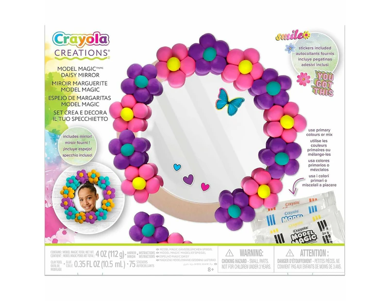 Crayola - Creations Model Magic Daisy Mirror Craft Kit