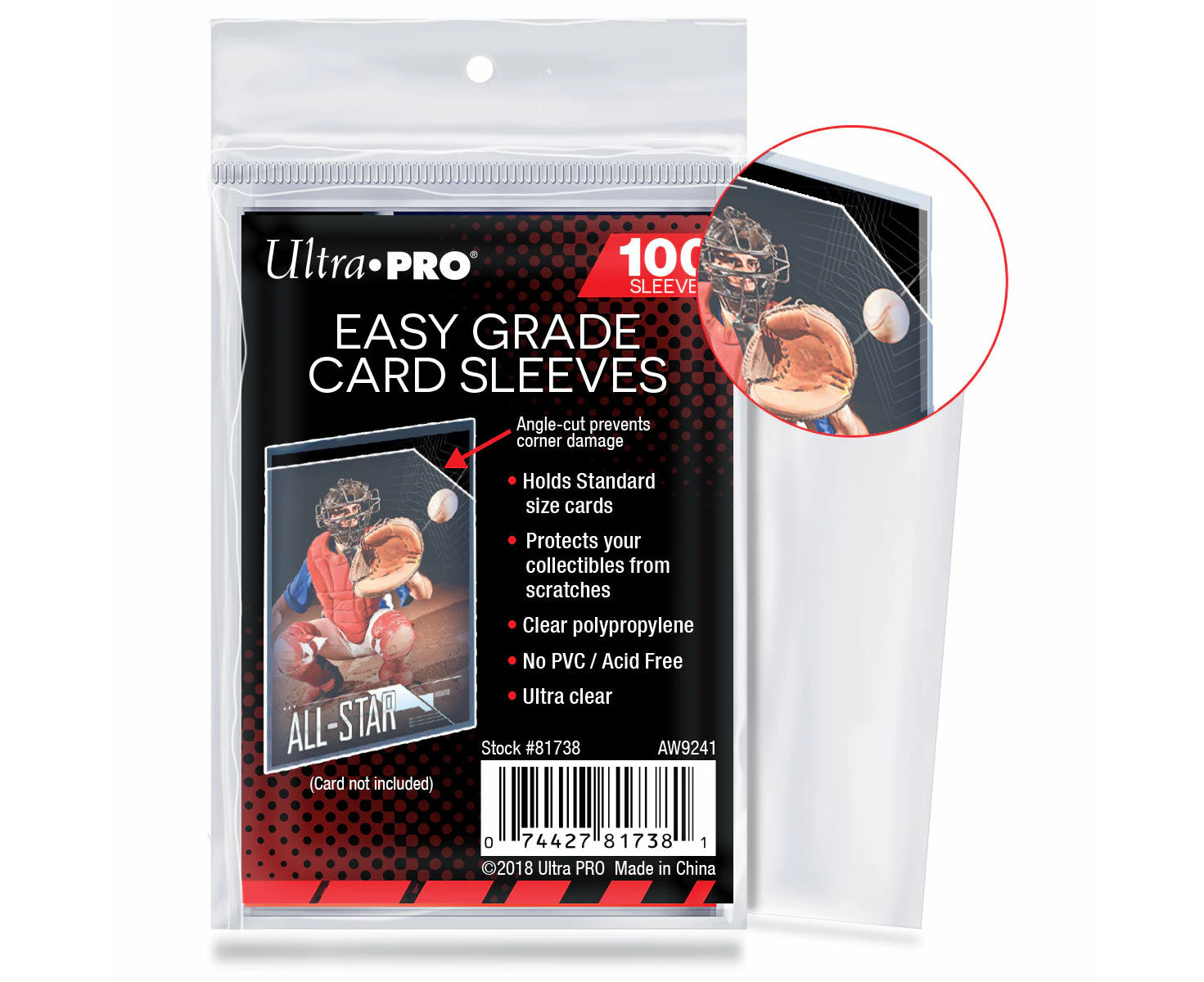 Ultra Pro: 2-1/2" X 3-1/2" Easy Grade Sleeves