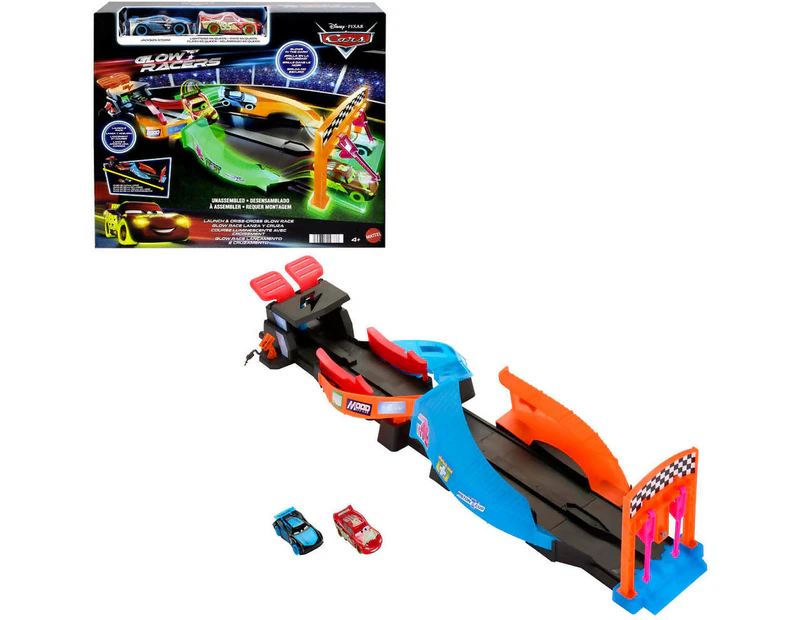 Disney Pixar Cars - Launch & Criss-cross Glow Race