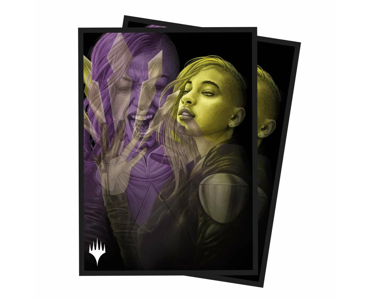 Ultra Pro: Duskmourn 100ct Sleeves Alt Art Key Character Mythic 3 for Magic: The Gathering