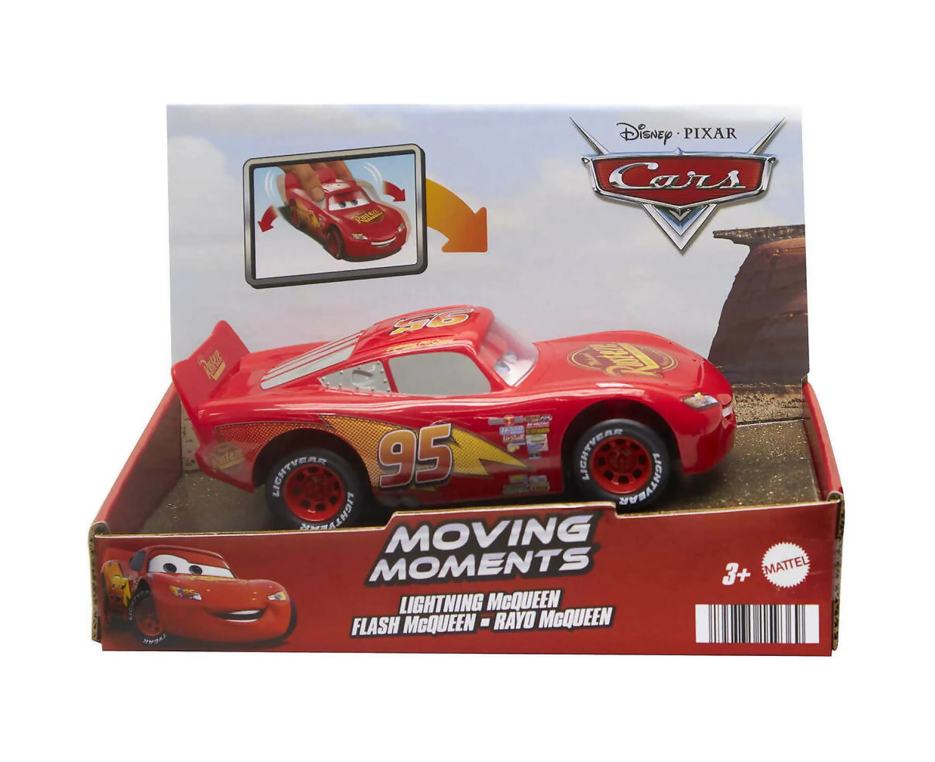 Disney Pixar Cars - Moving Moments Lightning Mcqueen