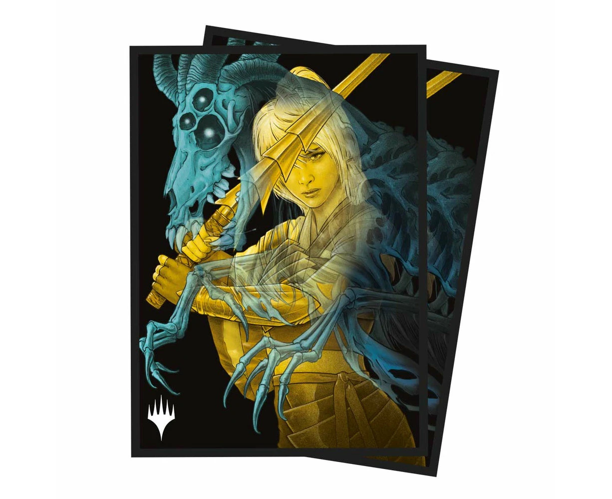 Ultra Pro: Duskmourn 100ct Sleeves Alt Art Key Character Mythic 1 for Magic: The Gathering