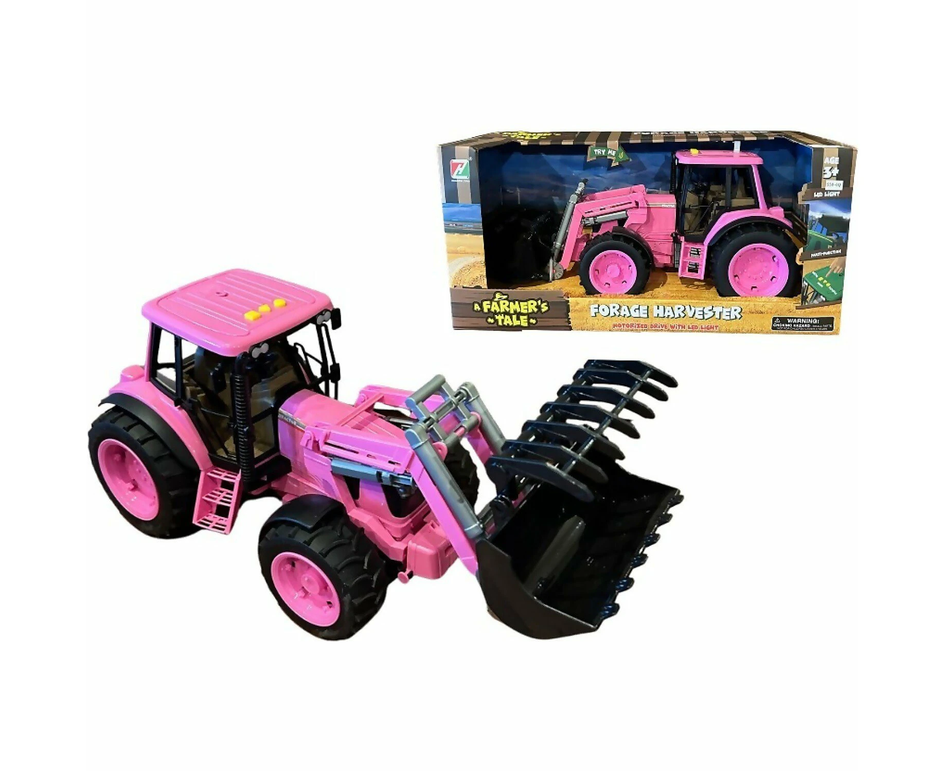 Rp Dean - Large Light And Sound Tractor Forage Harvester Pink